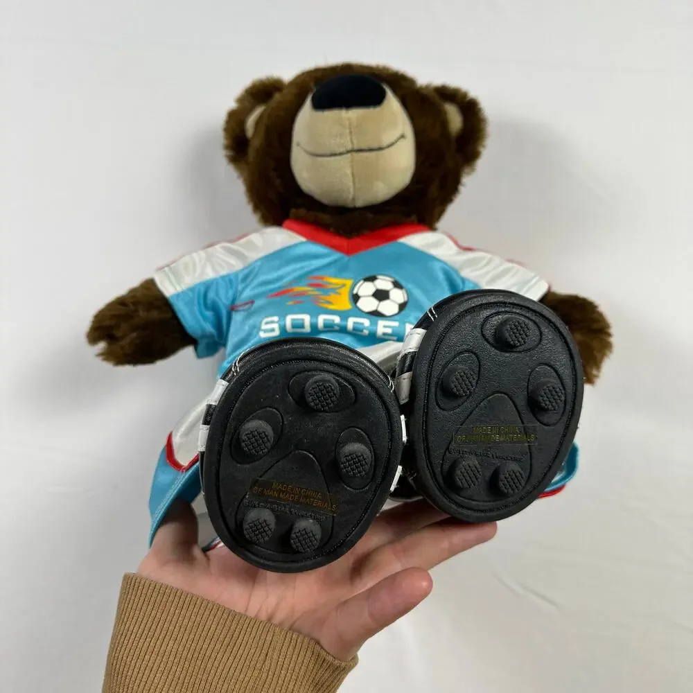 Build-A-Bear Y2K 2009 Soccer Athlete Teddy Bear Stuffed Animal